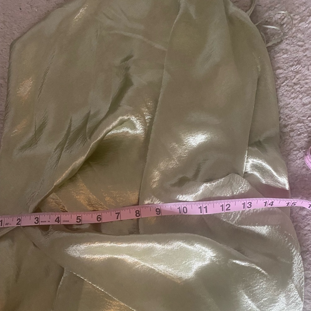 NWT ASOS DESIGN one shoulder satin maxi dress - Picture 7 of 7